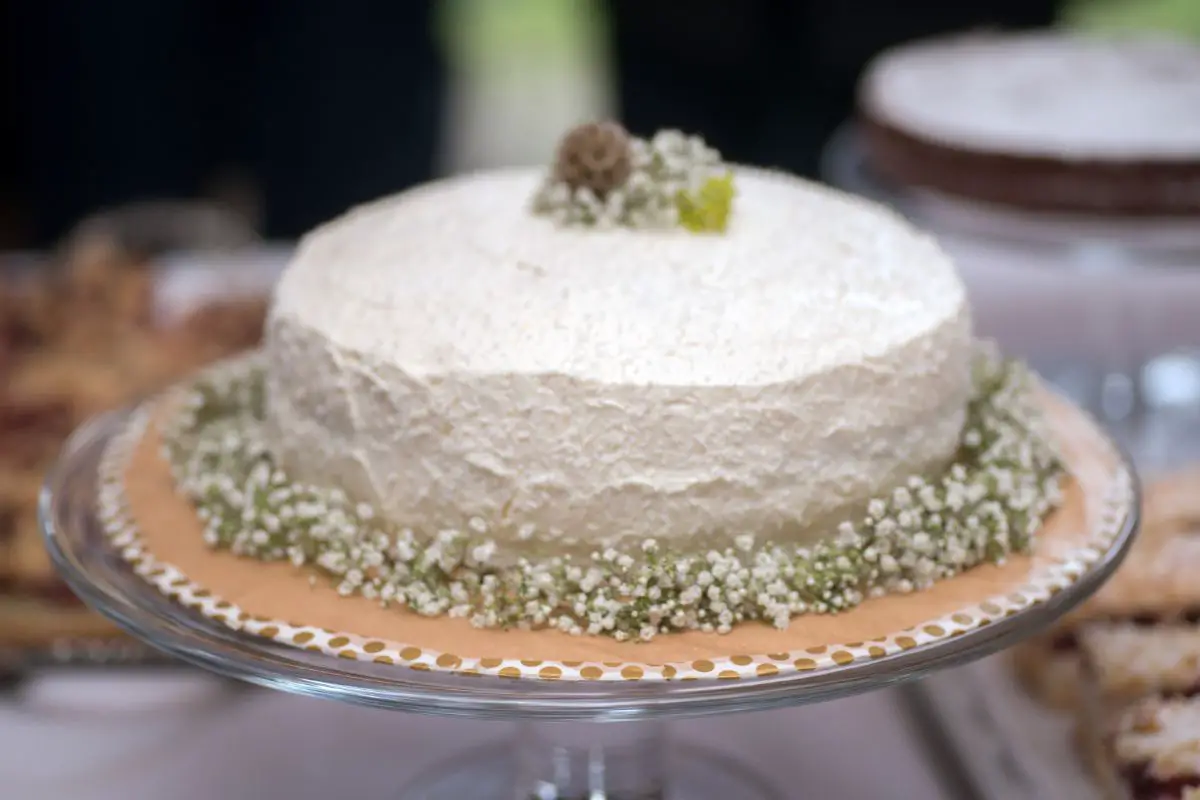 Gold and White Flower Cascade Wedding Cake 4 Tier | Baked by Nataleen