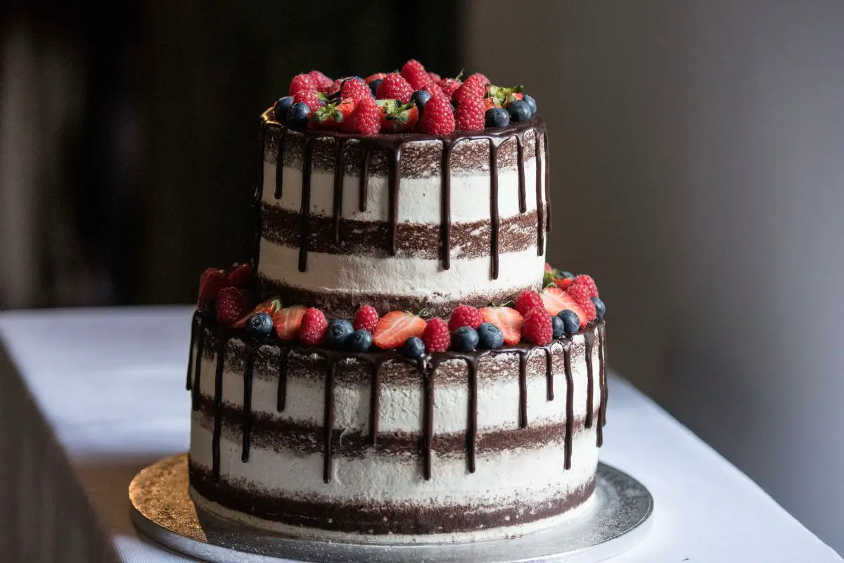 Miniature Chocolate Fruit Cake 2 Tiersminiature - Etsy Ireland