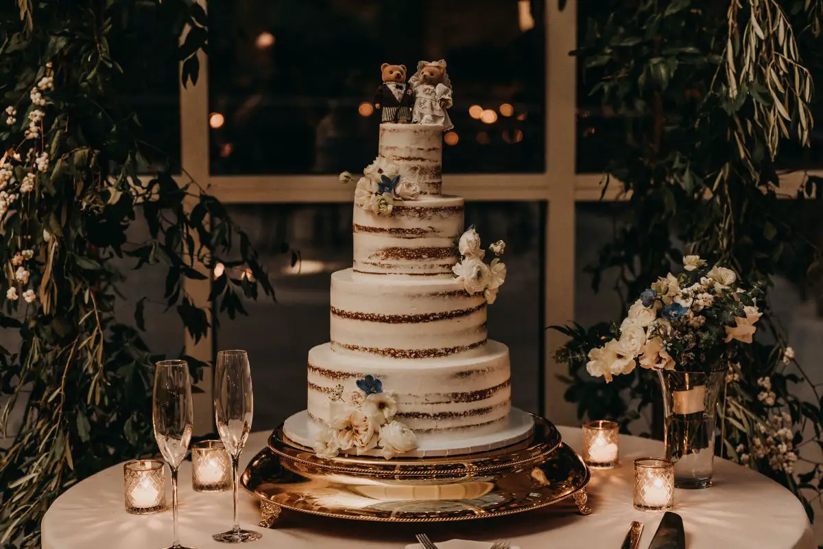 High Altitude White Almond Wedding Cake for a DIY Wedding - Curly Girl  Kitchen